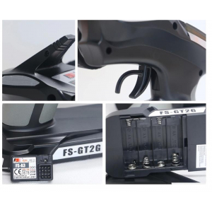 Аппаратура управления 2-канальная FlySky FS-GT2G 2.4Ghz с приёмником A3